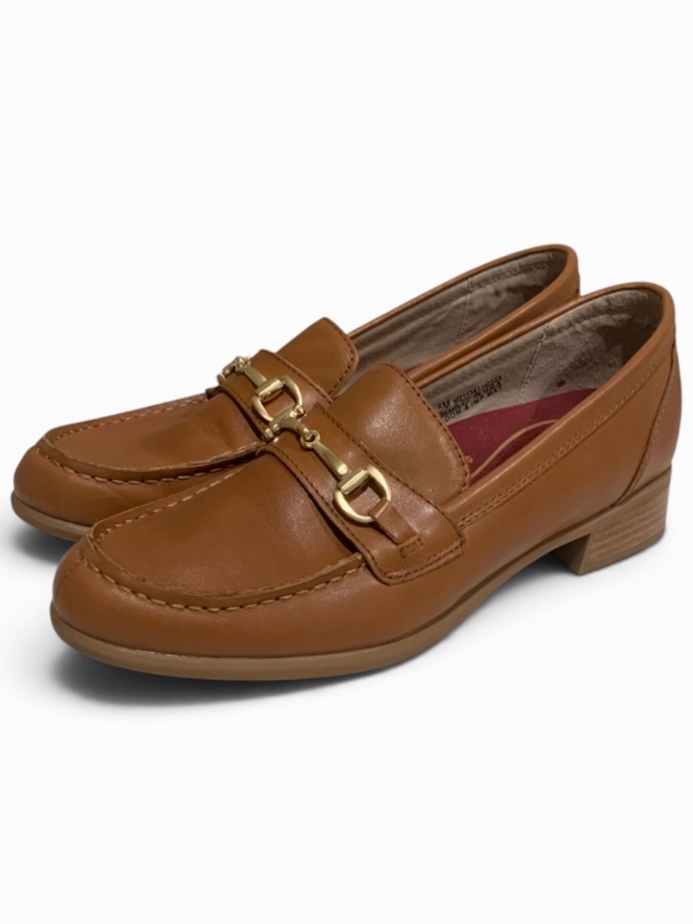 Munro Gryffin Bit Loafer Brown Leather Slip-On Shoes Women's 9.5